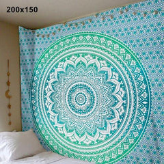Bohemian Mandala Wall Tapestry And Yoga Mat Decor