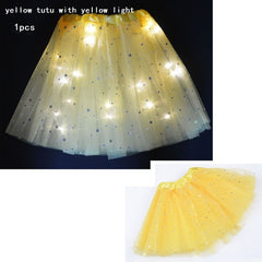 LED Light-Up Ballet Dress for Girls (Princess Style)