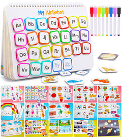 Huijing Montessori Preschool Learning Activities Newest 29 Themes Busy Book - Workbook Activity Binder / Toys for Toddlers Autism Learning Materials and Tracing Coloring Book